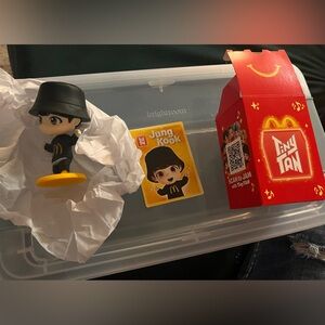 BTS Jungkook Tiny Tan McDonalds Happy Meal Toy